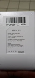 Mini Ups бесперебойник для wi fi роутера 10400 mah юпс повербанк с автопереключением Model 103A мини упс источник безперебойного питания сетевого оборудования интернет вай фай без света powerbank ибп повышающий dc 9v и 12v белый фото от покупателей 12