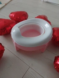 Дитячий складаний дорожній горщик 3 в 1 Lavi Pink Trivet + Пакети в комплекті Накладка на унітаз Портативний горщик для подорожей