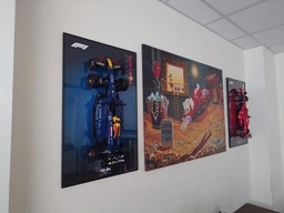 Настенная рамка-подставка для Конструктора LEGO Technic Автомобиль Формулы 1 Болид F1 Oracle Red Bull Racing RB20 (42206) Frame / Display for Ред Бул Лего