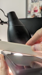 Чохол Hide Shield для Motorola Edge 50 Fusion протиударний бампер з підставкою кільцем Red фото від покупців 1