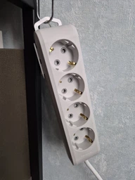 Подовжувач мережі PANASONIC WLTB04452GR-UA 5 м, 4 розетки, 16А фото від покупців 3
