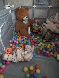 Детский манеж для ребенка большой из труб нержавеющей стали KIDSS для детей игровой
