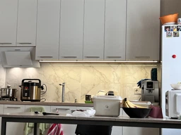 LED світильник комплект підсвітки під шафи 60 см без керування вимикача, підсвітка робочої зони, білий фото від покупців 1