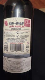 Вино Cote de Boeuf " Syrah Marselan" красное сухое 0.75 л 13.5% - 14% (3500610115370)
