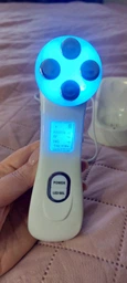 Микротоковый массажер для лица и шеи RF & EMS Beaty Instrument с микротоками 9 режимов лифтинг LPG и тонус кожи для омоложения с микротоками электрический аккумуляторный фото от покупателей 1