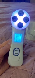 Микротоковый массажер для лица и шеи RF & EMS Beaty Instrument с микротоками 9 режимов лифтинг LPG и тонус кожи для омоложения с микротоками электрический аккумуляторный фото от покупателей 3