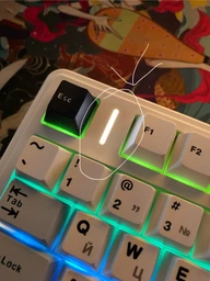 Бездротова ігрова механічна клавіатура Aula F75 2.4G Bluetooth з RGB Hot swap фото от покупателей 19