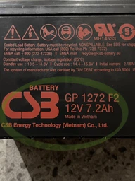 Аккумуляторная батарея CSB 12V 7.2Ah 25W (GP1272F2/GP1272) фото от покупателей 8