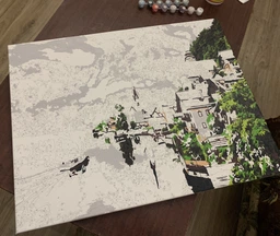 Картина за номерами 50×65 см. Babylon Гальштат Австрія (QS 352)
