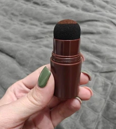 Пудра для волос в стике Lakerain Hairline Powder Dark Brown 4, темно-коричневый, водостойкая, для маскировки залысин и тонирования бровей (122206336) фото от покупателей 2