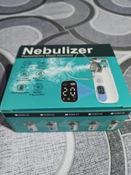 Ингалятор небулайзер Nebulizer Mesh Atomizer для детей и взрослых для дыхательной терапии портативный от сухого кашля насморка боли в горле для астматиков фото от покупателей 2