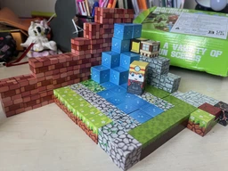 Магнитный конструктор Minecraft 150 шт по игре Майнкрафт Лес и панды Mk001006.1 фото от покупателей 1