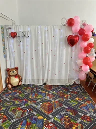 Фотозона на день влюблённых "Мишка", (34 предмета), качественный материал