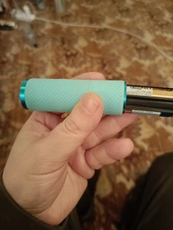 УФ світлодіодний ліхтарик для експрес-сушіння гель-лаку колір блакитний
