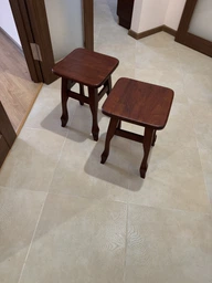 Табурет кухонний, темний каштан, 45*30*30 фото от покупателей 1