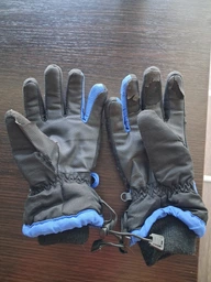 Рукавички гірськолижні жіночі Zelart Snow Gloves Sprinter 7133 SM Black-Blue