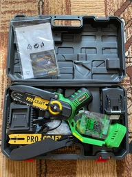 Пила цепная аккумуляторная Procraft PKA32Li (две шины, две цепи) с аккумулятором, зарядным устройством + кейс