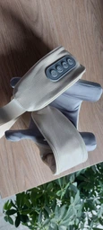 Вибромассажер аккумуляторный для шеи спины электрический USB массажер для тела шиацу массажа с подогревом и таймером