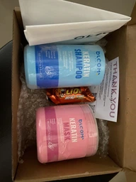 Набір для домашнього догляду BLOOM Keratin Shampoo 500 ml + Keratin Mask 500 ml