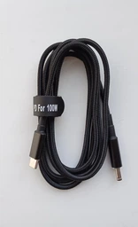 Кабель-переходник PD 100W Type-C на DC 4.5x3.0x0.6 на 20V вольт 1.8 м для подзарядки ноутбука Dell с триггером (1.8 метра) Power Delivery от повербанка powerbank и зарядного устройства Ymiot