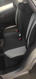 Авто чехлы для Mitsubishi Outlander 2001-2006 AUAU eX-Line с серой вставкой фото от покупателей 4