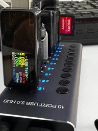 USB HUB 3.0 c дополнительным питанием, 10 USB портов - USB-хаб с блоком питания 24V3A (72W), алюминиевый корпус, usb концентратор (700037) фото от покупателей 10