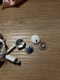 Наушники вкладыши проводные Lightning EarPods для Apple iPhone 5 6 7 8 9 Х 11 12 13 14 Pro Plus Mini Max LEXEGO with Mic Lightning Headphones White PL2J/W фото от покупателей 3