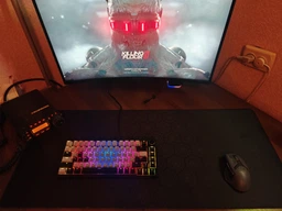 Клавиатура механическая проводная GamePro MK160B Hot-Swap Red Swich 75% RGB Black фото от покупателей 11