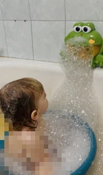 Іграшка для купання генератор піни Bubble Frog 18002 музична жабка