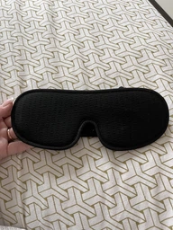 Маска для сна 3D Sleep Eye Mask и медитации дышащая повязка на глаза черная сон маски повязки + подарок: подарочная упаковка и беруши фото от покупателей 8