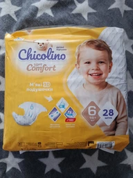 Підгузки Chicolino Soft Comfort Розмір 6 16+ кг 28 шт (4820204703561)