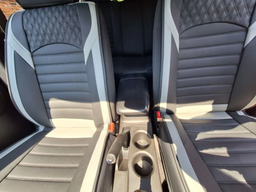 Накидки чехлы на сиденье для MITSUBISHI COLT 2004-2012 AUAU 5D Fame черные с серой вставкою фото от покупателей 5