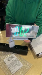 Часы настольные с проекцией времени на потолок с LED дисплеем и будильником 009k