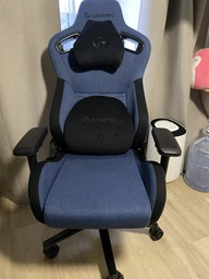 Геймерське ігрове крісло GamePro GC900DB Size XL Fabric Dark Blue фото від покупців 1