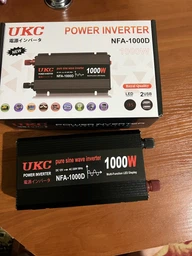 Инвертор преобразователь напряжения 12V-220V UKC 1000 Вт с чистой синусоидой, автомобильный инвертор 12 В в 220 В с цифровым дисплеем и USB выходом для ноутбуков, телевизоров, аудио- и видеотехники, RB-299 фото от покупателей 3