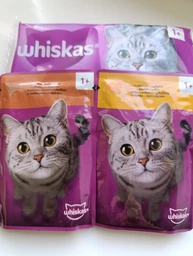 Промо набор Упаковка влажного корма для кошек Whiskas курица, индейка в желе 13 х (4 х 85 г) (4770608263669)