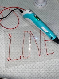 3D-ручка RZTK ArtPen с разноцветным эко-пластиком 250 м + Книга с трафаретами Purple фото от покупателей 4