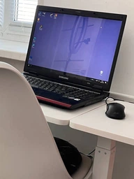 Приставной стол на колесах с регулировкой высоты RZTK Desk Compact 2 700 х 400 мм White фото от покупателей 2