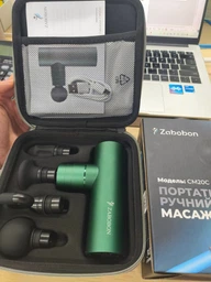 Портативный перкуссионный массажер для тела Zabobon CM20C