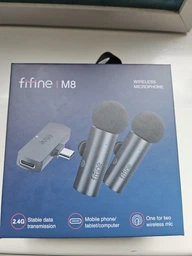 Безпровідний петличний мікрофон Fifine M8 Комплект з двох (Wireless) (Type-C)