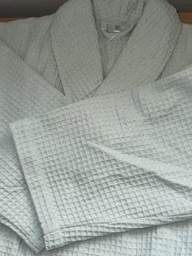 Халат женский вафельный COSY 303 2XL с шалевым воротником мятный