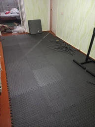 Татамі мат EasyFit SwallowTail коричневий пазл ластівчин хвіст з бортиком 120х120х1 см (EVA пазл-мат для спортзалу та будинку, даянг, будо-мат) фото від покупців 3