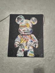 Картина по номерам Bearbrick 40*50 см Origami (LW32320)