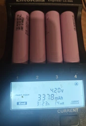 Аккумулятор Samsung 18650 Li-Ion INR18650-35, 3350mAh, 8A, 4.2/3.6/2.5V Pink (YT12402) фото от покупателей 7