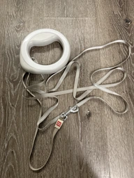 Повідець-рулетка для собак WAUDOG R-leash, кругла, XS-M, до 40 кг, 2,9 м, світловідбиваюча стрічка блакитний фото від покупців 2