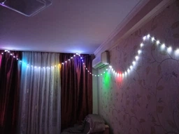 Светодиодная лента LED RGB Bluetooth 100 LED гирлянда умная с приложением 10 метров фото от покупателей 14