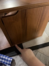 Комод тумба открытый/закрытый с дверцами и полками Компанит П 35 Орех экко (408106137) фото от покупателей 1