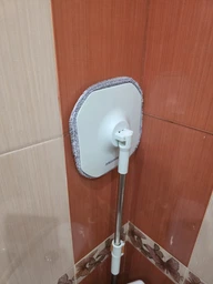 Набір швабра та відро з віджимом Homettler CW005, 2 мопа в комплекті, м'ятний фото від покупців 2