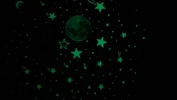 Фосфорные наклейки на стену в детскую "Universe" - светящиеся люминесцентные наклейки звезды, планета 428 шт. (010043) фото от покупателей 1