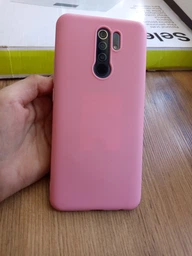 Чехол Soft Touch для Xiaomi Redmi 9 силикон бампер мятно-голубой фото от покупателей 1